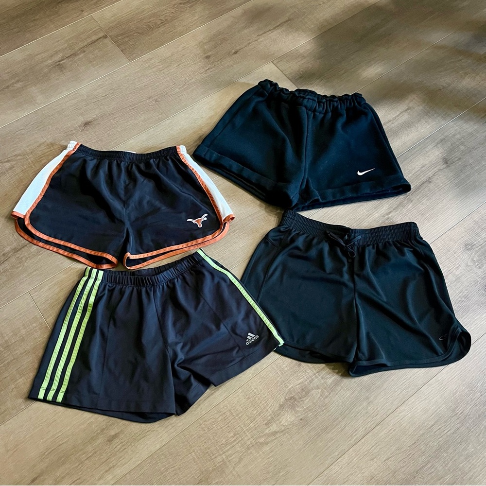 Bundle 4 Pairs of Shorts All Size Small & BCG 1/4 Zip Top Orange‎ S